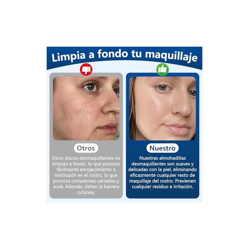 Renueva tu rostro usando WEISPO: 60 piezas unidades de Almohadillas