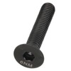 Bike Stem Bolt Screw, M6x30mm Titanium Alloy Flat Head Headset