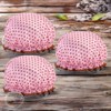 Three Sun dyed vinyl dyed gloves waterproof double shower hair cap 9 pink dots / 쓰리썬 염색비닐 염색장갑 방수 이중 샤워 헤어캡 9개 핑크도트