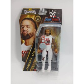 Mattel WWE Main Event 2024 Champions Jimmy Uso 6" Action Figure With Belt (New)