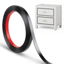 Black Molding Trim Peel and Stick, Black Mirror Tape Border 16.4 Ft 10mm Mirror Trim Self Adhesive Flexible Mirrors Tape Border Finish Decorative Trims for Wall,Mirrors,Edges,Borders,Window Frames