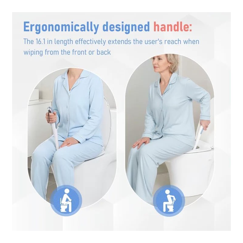 Toilet Aids for Wiping Bottom for Elderly & Limited Mobility