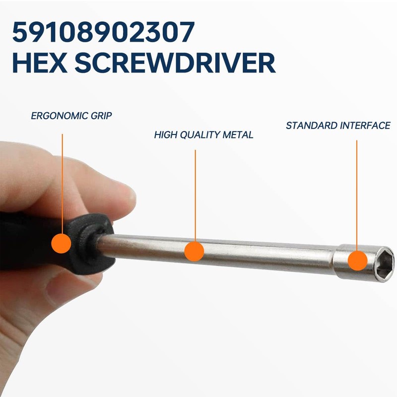 ZAMDOE 59108902307 Hexagon Screwdriver 4mm Carburetor Adjustment Tool for 2