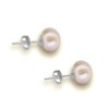 White 8-9mm AAA Quality Freshwater 925 Sterling Silver Cultured Pearl