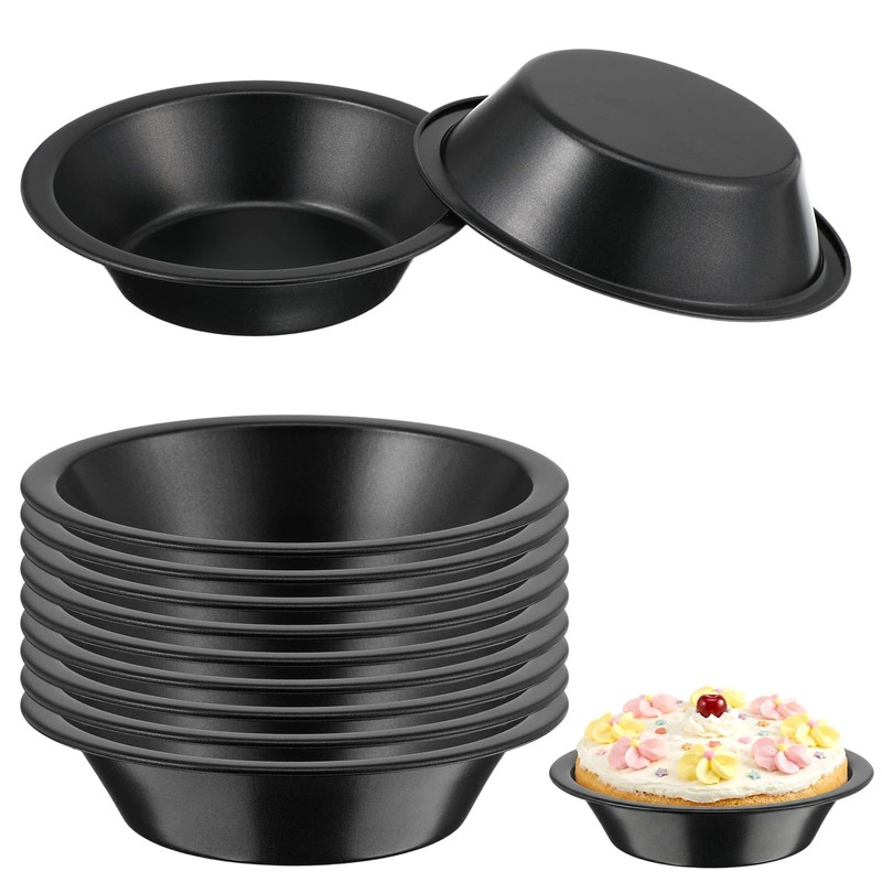12 Pack Mini Pie Pans, 5 Inch Reusable Nonstick Pie