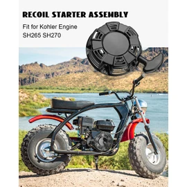 JUWEVAZU 18-165-05-S Recoil Starter Fit for Kohler 3000 Series Engine SH265 SH270 196cc, Replace Pull Start Assembly 18 165 05 S 18 165 05-S
