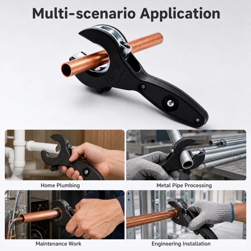 Ratcheting Tubing Cutter, Copper Pipe Cutter, Ratcheting Pipe Cutter 5/16"