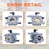 Mtanlo Carburetor Kit, 45cc 52cc 58cc Chain Saw Carburetor 4500