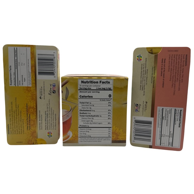 Abango con Propóleo y Equinácea Té (Abango with Propolis and
