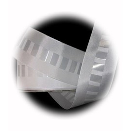 The New 6 Yards Elegant Shiny White Opus Ribbon 1 1/2" W Perfect for Crafting, Gift Wrapping, and Decorating Ribb1w01350