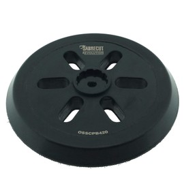 1 x SabreCut OSSCPB420 150mm Medium Hard 6 Hole Random Orbital Sander Hook & Loop Backing Pad Compatible with Bosch GEX 150 AC, GEX 150 Turbo, PEX 420 Medium