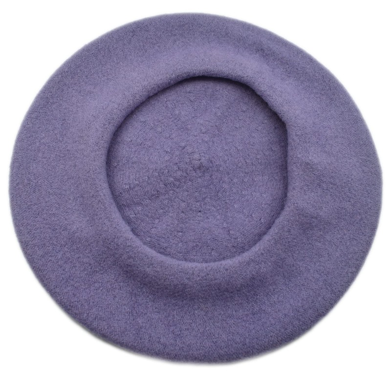 MELEGARI Women's Beret, 100% Wool, Margie Beret, Made in EU,