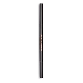 Makeup Revolution, Precise Brow Pencil Two Ended Eyebrow Pencil with Spoolie Brush Fine Tip Brown 9g