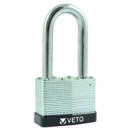 TIMCO Laminated Padlock - Long Shackle - 50mm