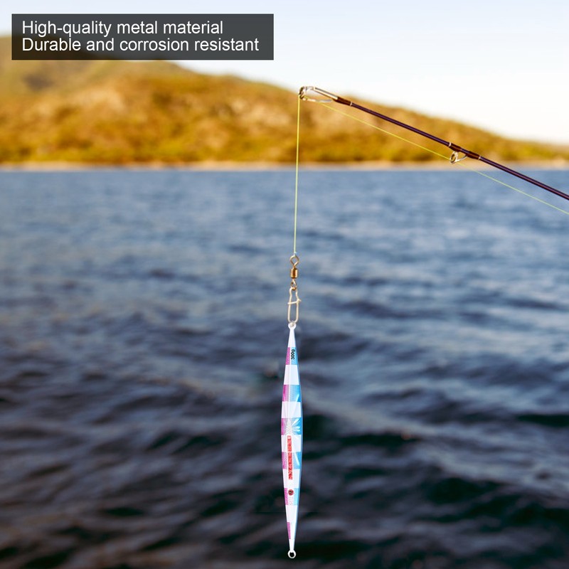 Fishing Lure Bait Falling Sinkers Metal Weights Angling Accessories 25cm
