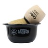 G Gabri Gabri Barber's Shaving Bowl 4.5x9cm - Black Shaving
