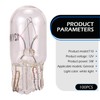 Bawkars 100 PCS 7443 Brake Light Bulb, T10 W21/5W Turn