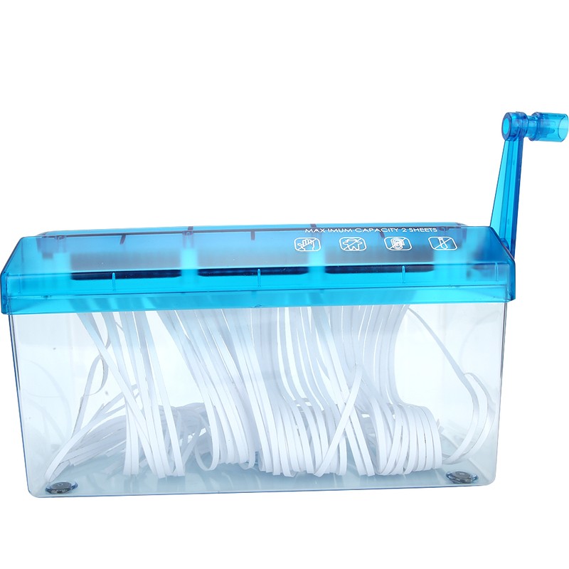 Hand Shredder MINI Desktop Manual A4 Office Supplies Protection Confidential
