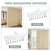 Cbsroro Flexible Bendable Ceiling Curtain Track, Room Divider Curtain Rod