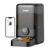 oneisall Cordless WiFi Automatic Cat Feeder, Rechargeable 100-Day Battery Operated