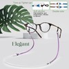 LUCKNIGHT 8 Pack Glasses Chain For Men Women, Sunglasses Lanyard,