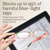 Gaoye 4-Pack Readers for Women, Blue Light Blocking Reading Glasses,