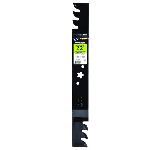 MaxPower 331749XB Commercial Mulching Blade for 22 in. Cut Craftsman,