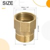 sourcing map Brass Check Valve G3/4 Male Thread 30 x