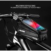 WILD MAN Rainproof Bicycle Front Frame Bike Bag with Touch