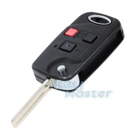 KeyMaster for Lexus LX470 1998-2004 Upgraded Flip Keyless Remote Key Fob HYQ1512V 4C Chip