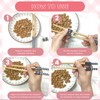 AstraGlam 5 Pairs Japanese Natural Bamboo Chopsticks With 5PCS Chopstick