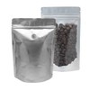 AwePackage High Barrier 16 oz SILVER/CLEAR Foil Stand up Coffee