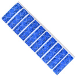 Larius Security Labels - Transfer Type Seal Security Seal Security Seals - English Version (Blue, 100)