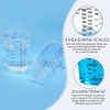 Vurixfo 50 Pcs Epoxy Resin Mixing Cups, 8oz Resin Measuring