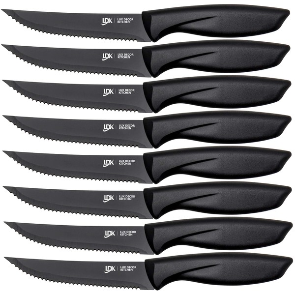 LDC Steak Knives Set of 8 - Black Steak Knife