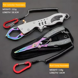 Multipurpose Fishing Pliers Set, Stainless Steel Split Ring Pliers Hook Remover Fish Holder Fishing Equipment Set for Salt Water Fishing in Australia