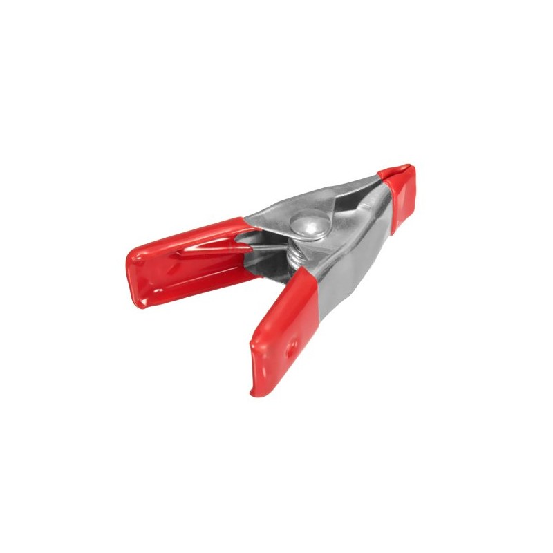 Wideskall® 2" inch Mini Metal Spring Clamps w/Red Rubber Tips