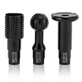 3PCS Angle Grinder Wood Carving Discs Attachment, Sphere Rotary Burr Ball Set M14, Cutting & Sanding Tools, Shaping Disc for Woodworking, Slotting, Drilling, and Grinding for 115/125 Grinders