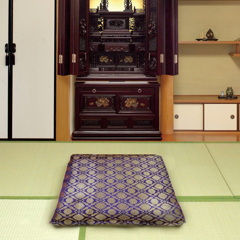 Hagiwara Gozenza Futon Cover, Hana, Approx. 24.4 x 25.2 inches