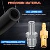 GOOACC Fuel Injection Pressure Tester Kit - 0-140 PSI Gasoline