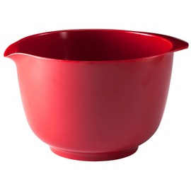 Hutzler Melamine Mixing Bowl Set: 2, 3 and 4 Liters/quarts, Red