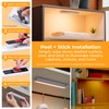 PureOptics LED Battery Operated Under Cabinet Lighting, Motion Sensor On/Off,