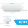 Rumyve Clean Toilet Seat Buffer, Toilet Seat Cushion Buffer, Universal