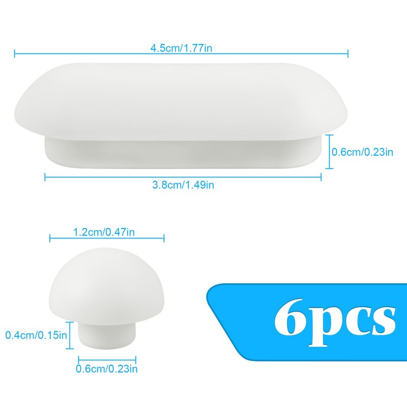 Rumyve Clean Toilet Seat Buffer, Toilet Seat Cushion Buffer, Universal