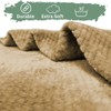 Bear & Panda Waffle Flannel Fleece Mink Throw - Sofa/Bedspread/travel