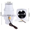 NovelBee Marine Boat DC 24V Electric in-Line Bilge Air Blower