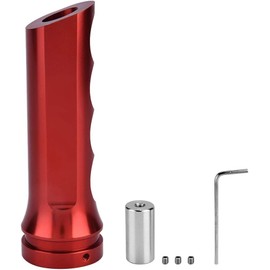 Cubierta del freno de mano, Universal Auto Car Aleación de aluminio Cubierta del freno de mano Protector de la manija Funda del freno de mano(rojo) coche tuning freno de