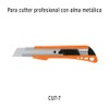 Truper Expert REP-CUT-7X, Estuche con 10 cuchillas SK2 de 25