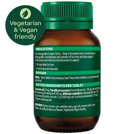 Thompson's Ashwagandha Complex Stress + Sleep 60 Tablets