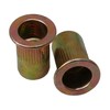 BQLZR Carbon Steel M6 Threaded Flat Head Rivet Nut Flat
